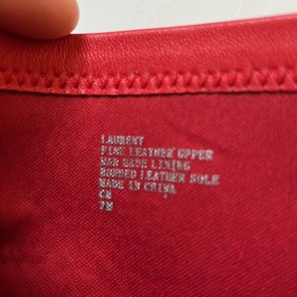 Charles David red leather booties - Picture 9 of 9